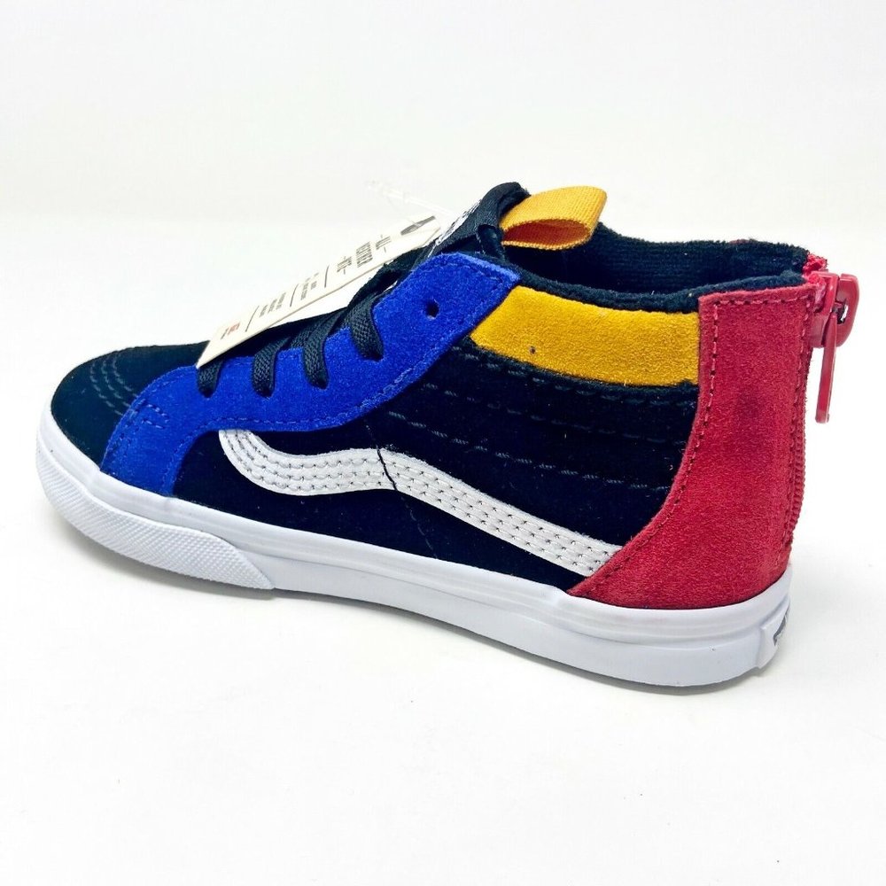 Vans Sk8 Hi Zip MTE Black Surf The Web Baby Toddler Sneakers - Picture 3 of 5